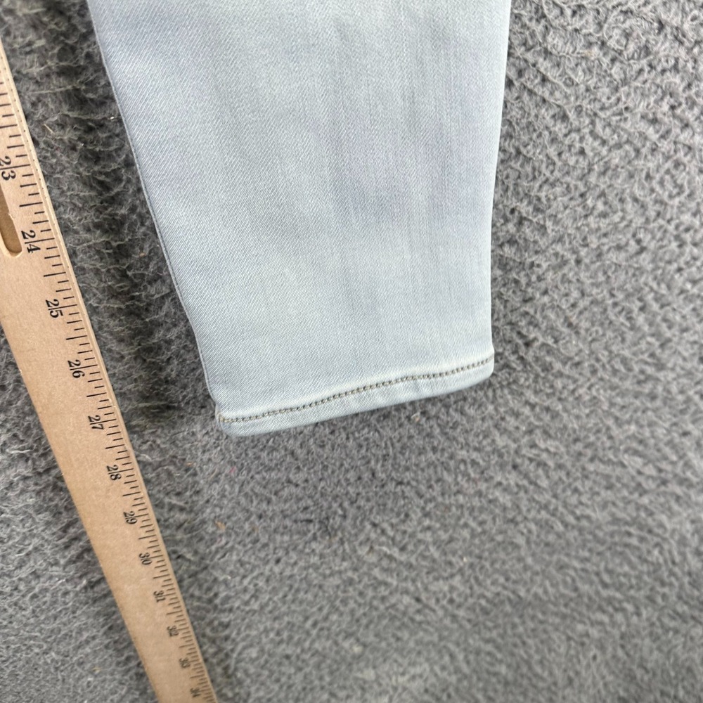 American Eagle Outfitters 360 Jeans Womens 12 Blue Denim Jegging Faded Stretch - Picture 10 of 12